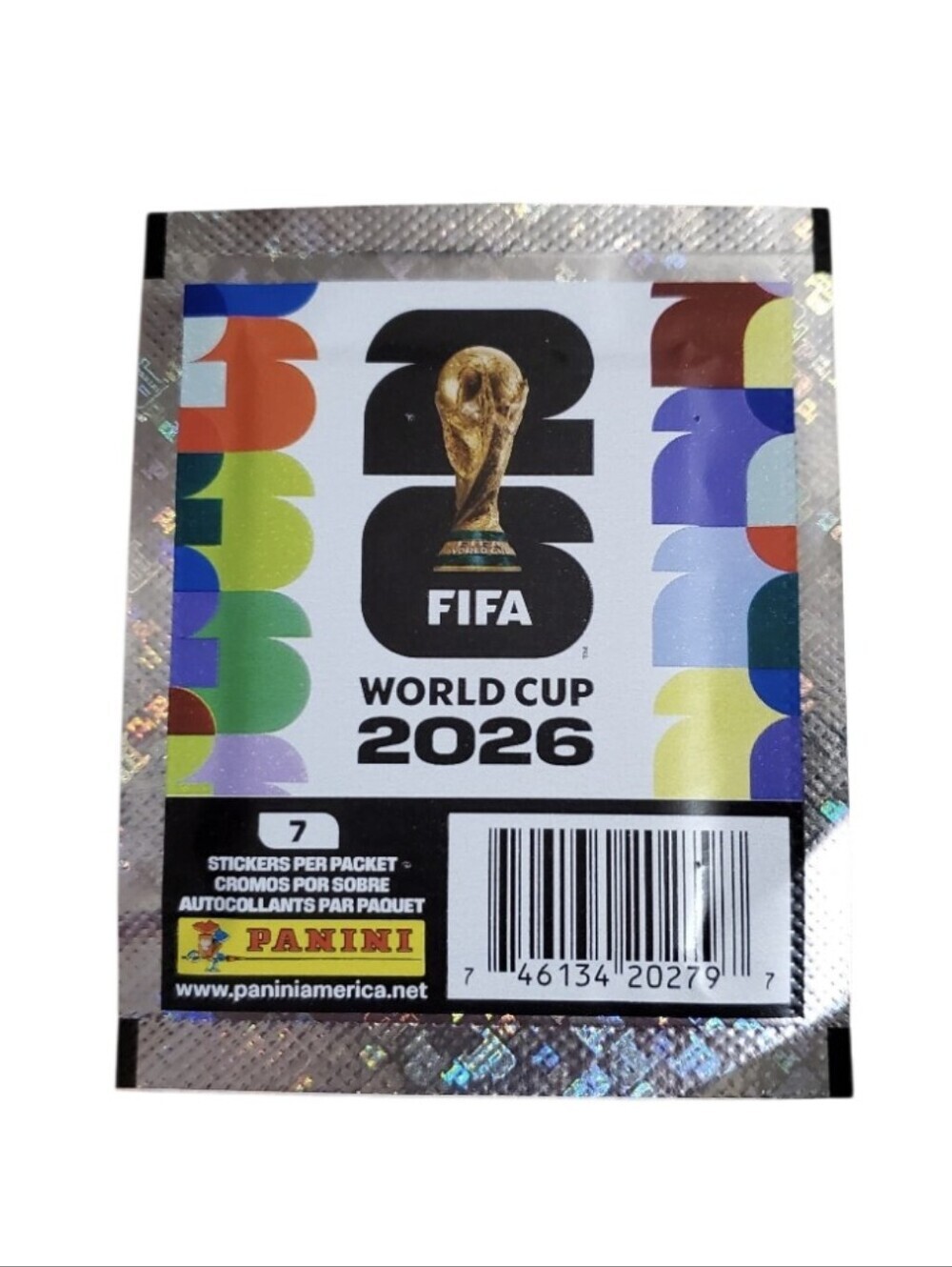 Panini World Cup 2026 Official Sticker 1 Pack 7 Stickers